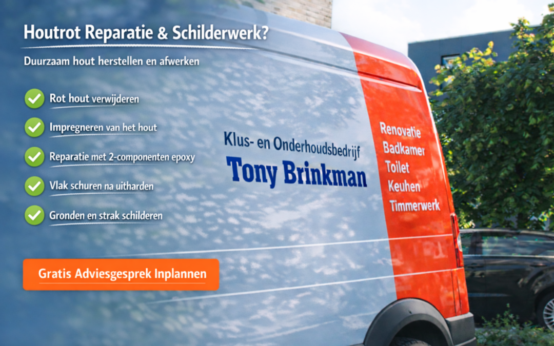 Houtrot reparatie en schilderwerk: duurzaam herstellen en strak afwerken